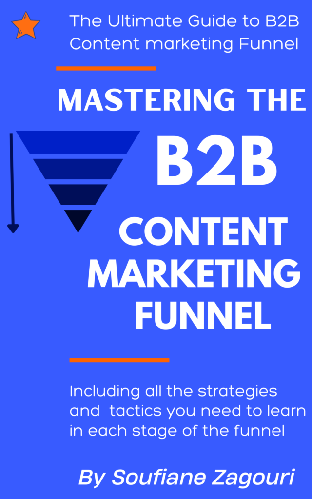 Upcoming book "B2B content marketing funnel".